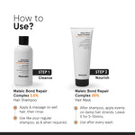 Minimalist Maleic Bond Repair Complex Shampoo & Conditioner Combo (Hair Shampoo & Mask) | Hair Care Kit | For Damaged, Dull and Dry Hair | For Women & Men image 5 — view 5