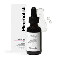 Minimalist 2% Salicylic Acid Serum for Acne & Blackheads | BHA Exfoliating Anti Acne Serum for Pore Cleansing & Oil Control | Pore Tightening Treatment for Oily & Acne-Prone Skin | 30ml