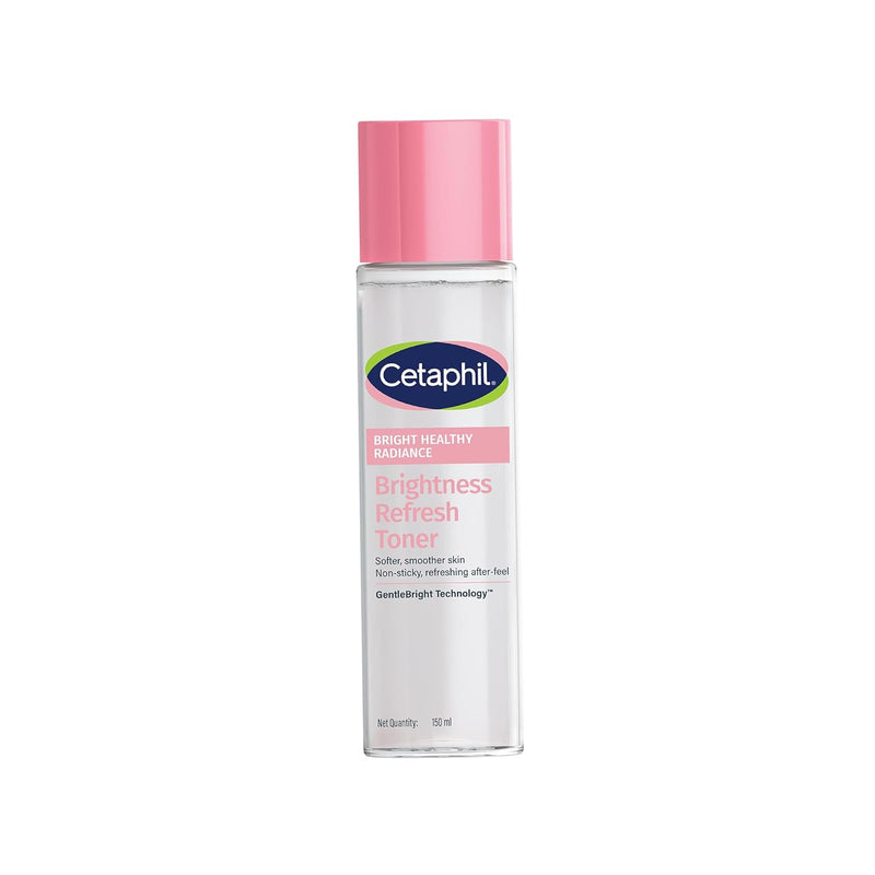 Cetaphil Bright Healthy Radiance Refresh Toner 150ml – Brightening & Radiance Refreshing Facial Toner with GentleBright Technology, Niacinamide & Sea Daffodil Extract, Hydrating & Skin-Tone Even Formula for Sensitive Skin, Daily Use - red