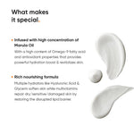 Minimalist Marula Oil 5% Face Moisturizer For Dry Skin With Hyaluronic Acid For Deep Nourishment & Hydration, For Men & Women image 6 — view 6