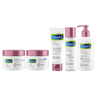 Cetaphil Bright Healthy Reveal Creamy Cleanser, Pack of 100gm, Radiance Refresh Toner 150ml, Day and Night Protection Cream, 50ml, Body Lotion, 245 g, White, Combo