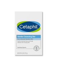CETAPHIL Gentle Cleansing Bar, 4.5 oz Bar (Pack of 6), Nourishing Cleansing Bar For Dry, Sensitive Skin, Non-Comedogenic,Doctor Recommended Sensitive Skincare Brand