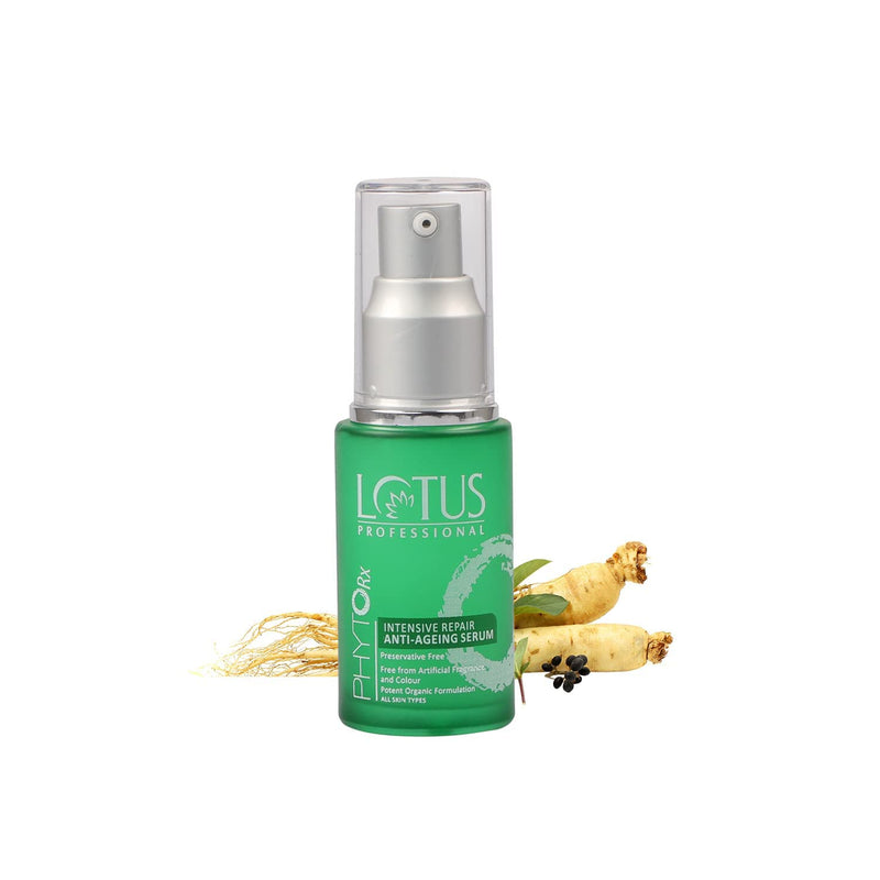 Lotus Herbals Color Cosmetics Lotus Professional PhytoRx Intensive Repair Anti-Aging Serum30ml - red