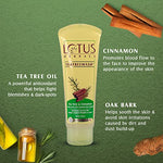 Lotus Herbals Tea Tree and Cinnamon Anti-Acne Oil Control Face Wash-120g image 8 — view 8