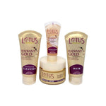 Lotus Herbals Radiant Gold Cellular Glow 5 in 1 Facial Kit | With 24K Gold leaves | For Natural Golden Glow Skin | For Women & Men | All Skin Types |170g image 2 — view 2