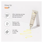 Minimalist Vitamin K + Retinal 01% Under Eye Cream | Reduces Dark Circles, Wrinkles & Fine Lines | With Caffeine for Puffiness | For Women & Men | 14 gm image 5 — view 5