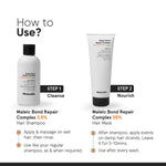 Minimalist Bond Repair Shampoo for Damaged & Chemically Treated Hair | Maleic Acid + Amino Acids + Ceramides | Strengthens Hair, Reduces Breakage | Sulfate-Free Repair Care | 250 ml image 5 — view 5