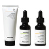 Minimalist Essential Bundle: 10% Niacinamide Serum with Zinc (30ml) for Oil Control & Acne + 10% Vitamin C Serum (30ml) for Dark Spots & Glow + SPF 50 PA++++ Sunscreen (50g) - red