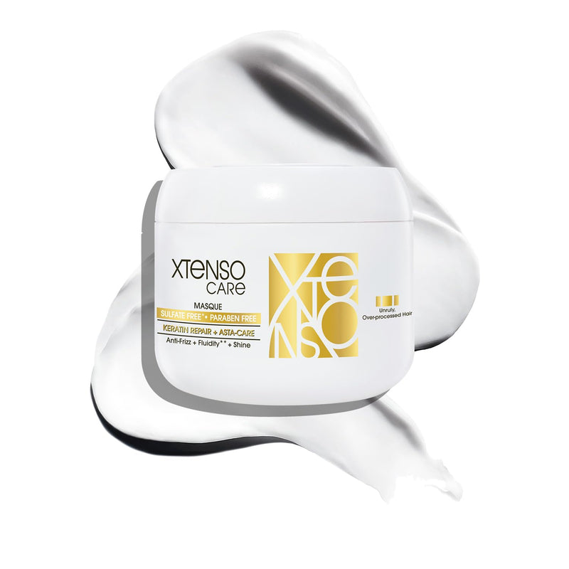 L'Oréal Professionnel Xtenso Care Sulfate-free* Masque | For all hair types | Gently cleanses, controls frizz and adds shine | With Keratin Repair and Asta-Care *without sulfate surfactants - red