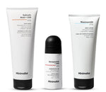 Minimalist Body Care Kit | 2% Salicylic Acid Body Wash + Underarm Roll-On + Niacinamide 5% Body Lotion | Ideal for Body Acne & Bumpy Skin, Hydration & Barrier Repair, Odor & Darkness | For Women & Men - red — view 1