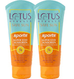 Lotus Herbals Safe Sun Sports Super Stay Sunscreen Cream SPF 70, 80G (Pack of 2) image 7 — view 7