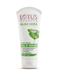 Lotus Herbals Aloevera Acne clear face wash 100g