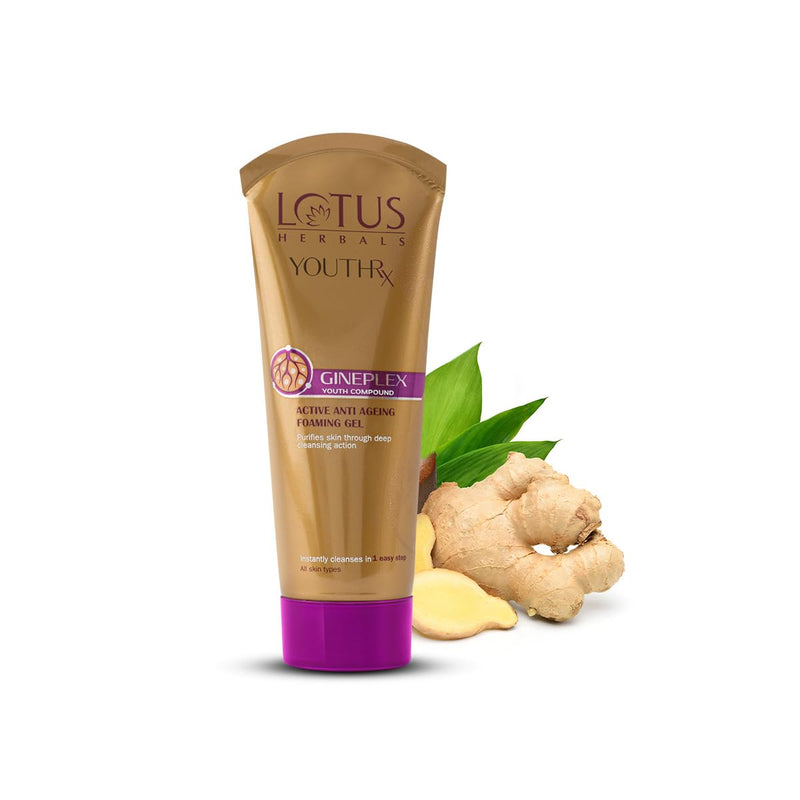 Lotus Herbals YouthRx Active Anti Ageing Foaming Gel | 100g - green