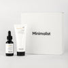 Minimalist Brightening & SPF Skincare Gift Set | Premium Gift Kit for Women & Men | Serum & Sunscreen Combo - red