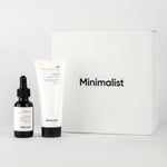 Minimalist Brightening & SPF Skincare Gift Set | Premium Gift Kit for Women & Men | Serum & Sunscreen Combo - red — view 1