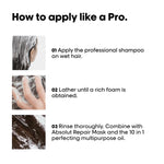 L'Oréal Professionnel Absolut Repair Shampoo for Dry & Damaged Hair - 300ml | Professional shampoo for Strengthening and Repairing Hair, With Protein & Omega-9, For Men & Women (Pack of 2) image 7 — view 7