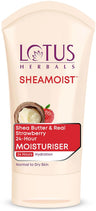 Lotus Herbals Sheamoist Shea Butter And Real Strawberry 24 Hour Moisturiser, 100G