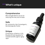 Minimalist Retinol 0.6% Mid-Strength Anti Aging Face Serum For Unisex, Reduces Fine Lines & Wrinkles, Medium Strength Retinol Formula (Pack Of 1) image 3 — view 3