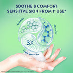 Cetaphil Soothing Foam Face Wash 200ml | Foaming Cleanser With Triple Ceramides for Sensitive Skin| Paraben, Sulphate & Allergen Free image 3 — view 3