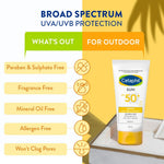 Cetaphil Summer Skincare Duo: Gentle Skin Cleanser 125ml + SPF 50+ | Hydrating Face Wash & Lightweight Sunscreen for Sensitive, Dry Skin image 7 — view 7