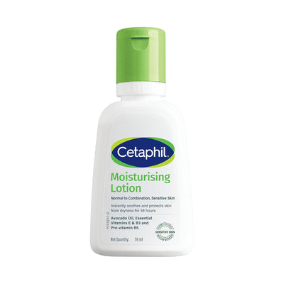 Cetaphil Moisturising Lotion 60 ml for Face & Body, Hydrating Moisturizer for Normal & Dry Skin, Dermatologist Recommended - Default Title