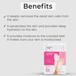 O3+ Pedi Bright Foot Socks Cream Mask image 3 — view 3