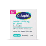 Cetaphil Gentle Exfoliating SA Lotion 29ml | Lightweight Daily Moisturizer with Salicylic Acid, Mandelic Acid & Gluconolactone | 48 Hr Hydration & Gentle Exfoliation | For Sensitive Skin image 2 — view 2