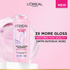 L’Oréal Paris Glycolic Gloss Shine Boosting Shampoo, powered by 3% Glycolic Acid, for dull hair, restores hair quality for gives 3x more gloss, 340ml image 2