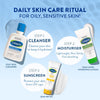 Cetaphil Summer Skincare Duo: Gentle Skin Cleanser 125ml + SPF 50+ | Hydrating Face Wash & Lightweight Sunscreen for Sensitive, Dry Skin image 8