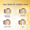 Lotus Herbals Radiant Gold Cellular Glow 1 Facial Kit | With 24K Gold Leaves | For Natural Golden Glow Skin | For Women & Men | All Skin Types | 37g image 8