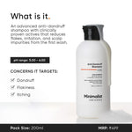 Minimalist Anti-Dandruff Shampoo | 2% Salicylic Acid, Climbazole & Piroctone Olamine | Reduces Flakes & Itchy Scalp | Sulphate-Free | Fragrance-Free | 20 ml image 7 — view 7