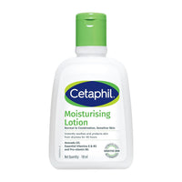Cetaphil Moisturising Lotion 118 ml for Dry to Normal & Sensitive Skin | 48H Hydration with Niacinamide, Panthenol & Glycerin | Fragrance-Free, Non-Greasy, Dermatologist Recommended, For Face and Body