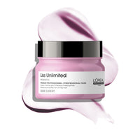 L'Oréal Professionnel Liss Unlimited Mask for Frizzy & Unruly Hair - 250ml | Intensive Smoothing Mask for Frizz-Control | Enriched with Pro-Keratin | Increases Softness & Shine