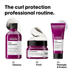 L'Oréal Professionnel Curl Expression Intense moisturizing cleansing Shampoo 300 ml | Provides intense and long lasting hydration | With Glycerin, Urea H & Hibiscus seed. image 6 — view 6