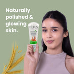 Lotus Herbals Whiteglow Oatmeal and Yogurt Skin Scrub | Oatmeal and Milk Yogurt | 50g image 4 — view 4