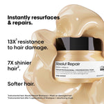 L'Oreal Professionnel Density Advanced Shampoo, Absolut Repair Mask & Serioxyl Advanced Leave-In Serum | Hair Growth + Damage Repair Kit | Renews density & increases volume | Softer & shinier hair image 3 — view 3