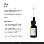 Minimalist Retinal 0.1% Face Serum | Reduces Fine Lines & Wrinkles | Enriched with Bakuchiol & Squalane | Anti-Aging & Hydrating Formula | For All Skin Types | 20 ml image 2 — view 2