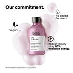 L'Oréal Professionnel Paris Serie Expert Liss Unlimited Blow Dry Serum, 125Ml & Shampoo, Controls Frizz Adds Shine With Prokeratin Complex image 7 — view 7