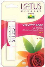 LOTUS HERBALS HERBALS Lip Therapy Velvety Rose ((Pack 3)) ((4g * 3)) Velvety Rose (Pack of: 3, 12 g) image 2 — view 2