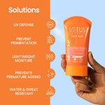 Lotus Herbals Safe Sun Sunscreen Cream - Breezy Berry SPF 20 PA+| Sweat & Waterproof, Non-Greasy| Berry extract| | All skin types|50g (Pack Of 2) image 9 — view 9