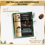 L'Oréal Paris Professional Nourishing Treatment, For Smooth & Straight Frizz-Free hair, Paraben Free, With Precious Essential Oils, Extraordinary Oil Smooth Steam Mask, 20ml + 40g image 3 — view 3