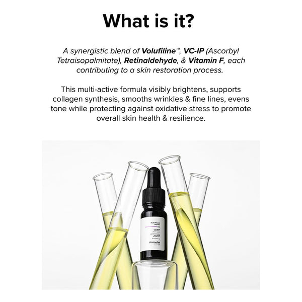 Minimalist Multi‑Active Repair Serum – Volufiline + Retinaldehyde + Stable Vitamin C & Vitamin F, Brightens, Firms & Strengthens Skin, Anti‑Aging Daily Serum, Lightweight & Fast‑Absorbing image 2