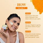 Lotus Herbals Radiance Boost Ubtan Face Cream SPF 20| Turmeric, Sandalwood and Rose Water | Glowing Skin | Reducing Dark Spots| Paraben free | Mineral Oil Free | 50g image 4 — view 4