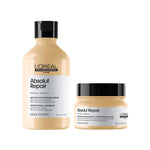 L'Oréal Professionnel Absolut Repair Shampoo & Mask for Dry & Damaged Hair - 300ml+250ml | Professional Routine for Strenghthening & Repairing Hair, Protein & Omega-9, For Men & Women image 9 — view 9