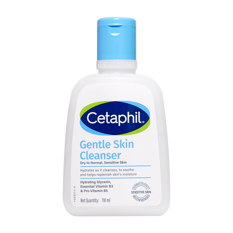 Cetaphil Gentle Skin Hydrating Face Wash 118ml, Paraben Free, Sulphate-Free Gentle Skin Hydrating Cleanser with Niacinamide, Vitamin B5 for Dry to Normal, Sensitive Skin - Default Title