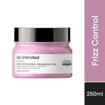 L'Oréal Professionnel Liss Unlimited Mask for Frizzy & Unruly Hair - 250ml | Intensive Smoothing Mask for Frizz-Control | Enriched with Pro-Keratin | Increases Softness & Shine image 8 — view 8