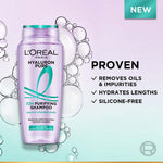L’Oréal Paris Hyaluron Pure 72H Purifying Shampoo, For oily scalp & dry hair with salicylic and hyaluronic acid, 200 ml image 2 — view 2