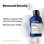L'Oréal Professionnel Density Advanced Shampoo for fine and thinning hair - 300ml | Professional shampoo that visibly increases hair volume | With Omega-6 complex | Density Shampoo For Men & Women image 2 — view 2