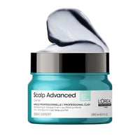 L’Oréal Professionnel Scalp Advanced Anti-Oiliness 2-In-1 Deep Purifier Clay 250gms| For Very Oily Scalps | Purifies the Scalp Deeply with 3% AHA & 6% Clay | For Men & Women