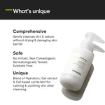 Minimalist Gentle Face Wash With 6% Oat Extract & Hyaluronic Acid For Sensitive Skin (Dry to Normal) | Sulphate Free | Non-Drying | Fragrance Free | Gentle Cleanser (120 ML) image 3 — view 3